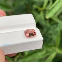 1.90 carats Pink Tourmaline Stone Cushion Cut Natural Afghani Gemstone