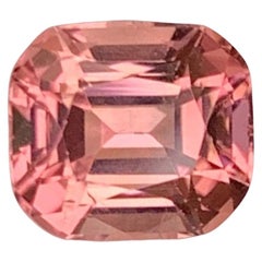 1.90 carats Pink Tourmaline Stone Cushion Cut Natural Afghani Gemstone