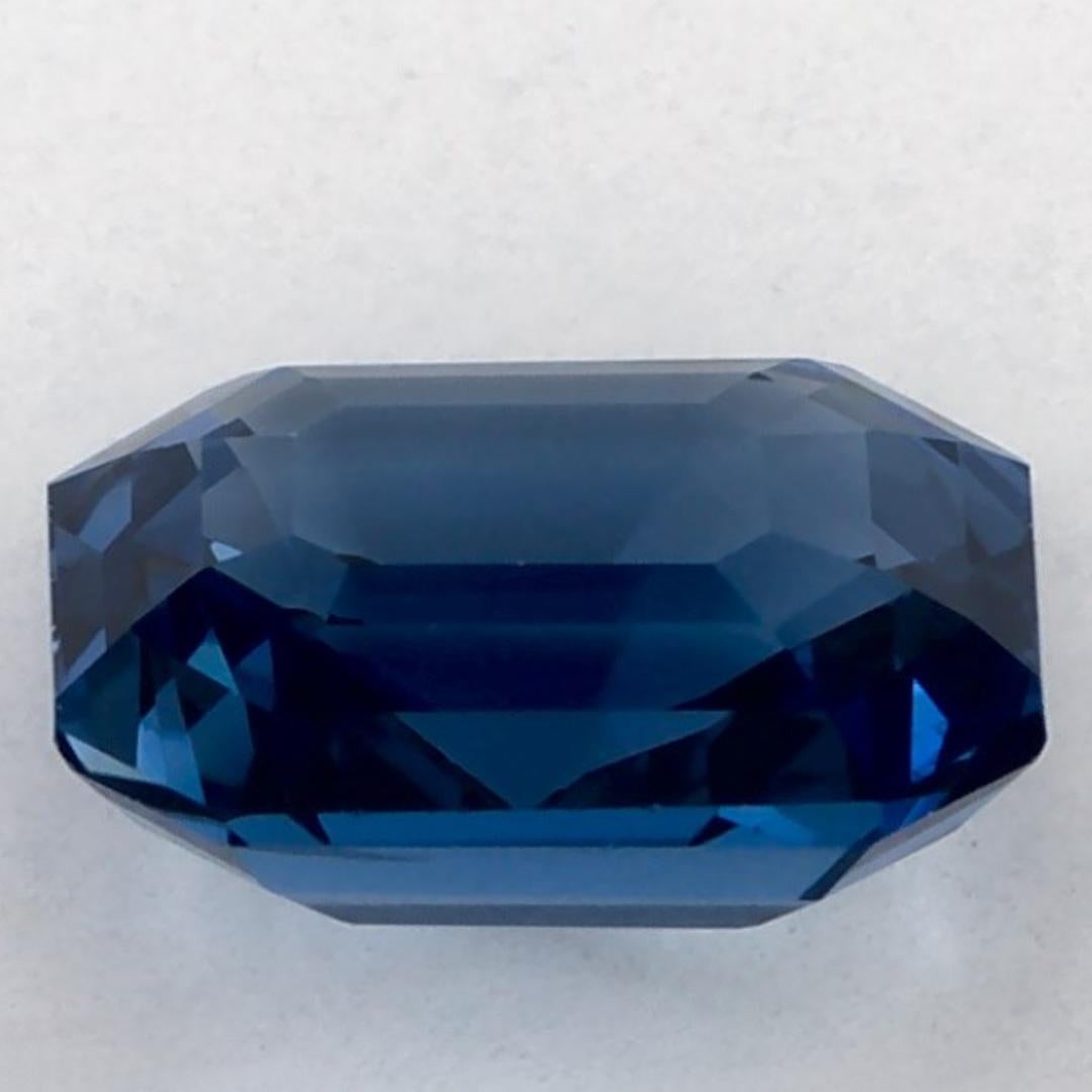 1.90 Ct Blue Sapphire Octagon Cut Loose Gemstone Neuf - En vente à Fort Lee, NJ