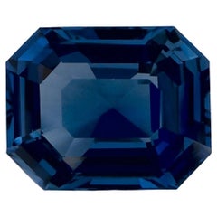 1.90 Ct Blue Sapphire Octagon Cut Loose Gemstone