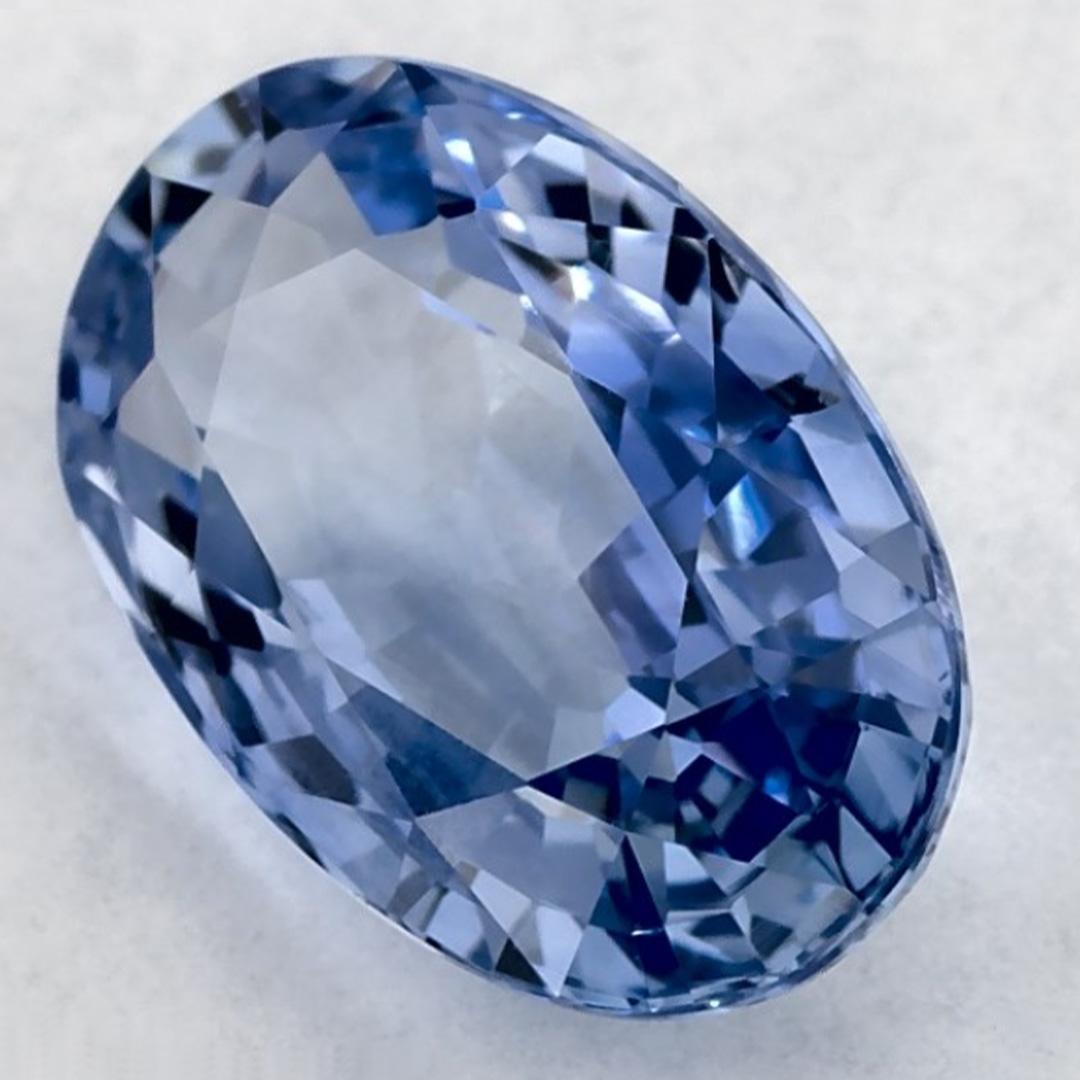 1.90 qt Zafiro Azul Oval Gema Suelta Corte oval en venta