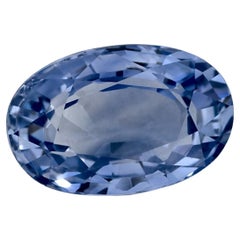 1.90 qt Zafiro Azul Oval Gema Suelta