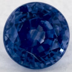 1.90 Ct Blue Sapphire Round Loose Gemstone