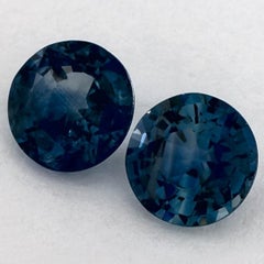 1.90 Ct Blue Sapphire Round Loose Gemstone