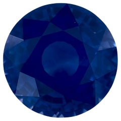 1.90 Ct Blue Sapphire Round Loose Gemstone