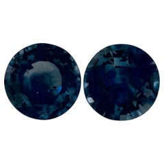 1.90 Ct Blue Sapphire Round Loose Gemstone