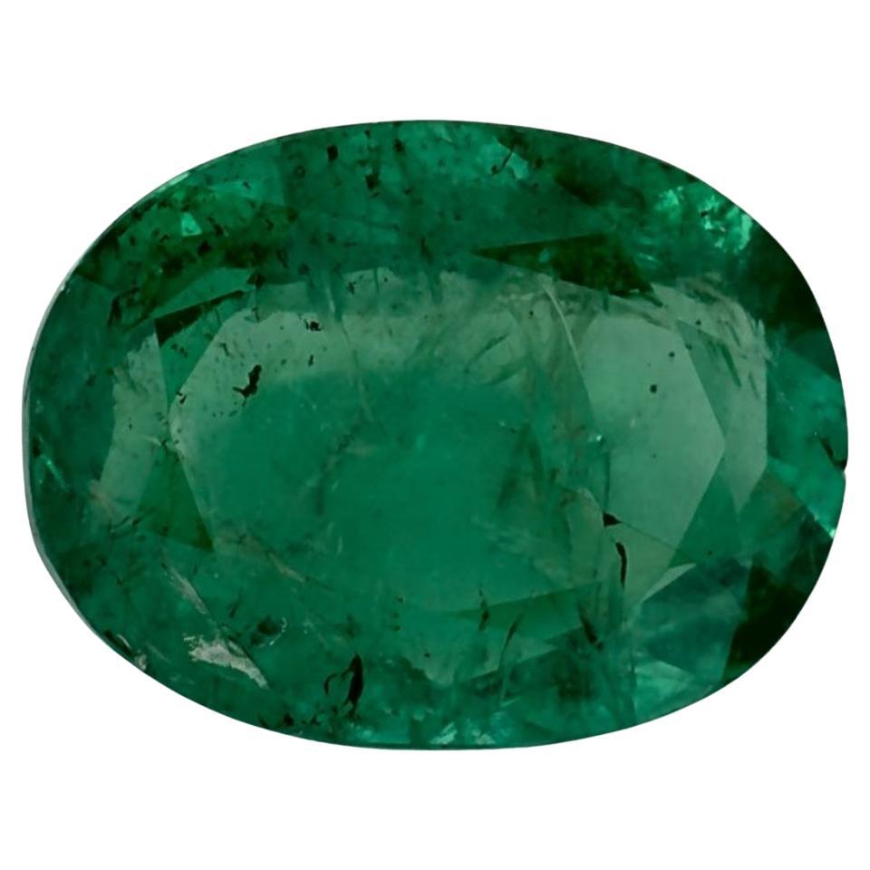 1.90 Ct Emerald Oval Loose Gemstone For Sale