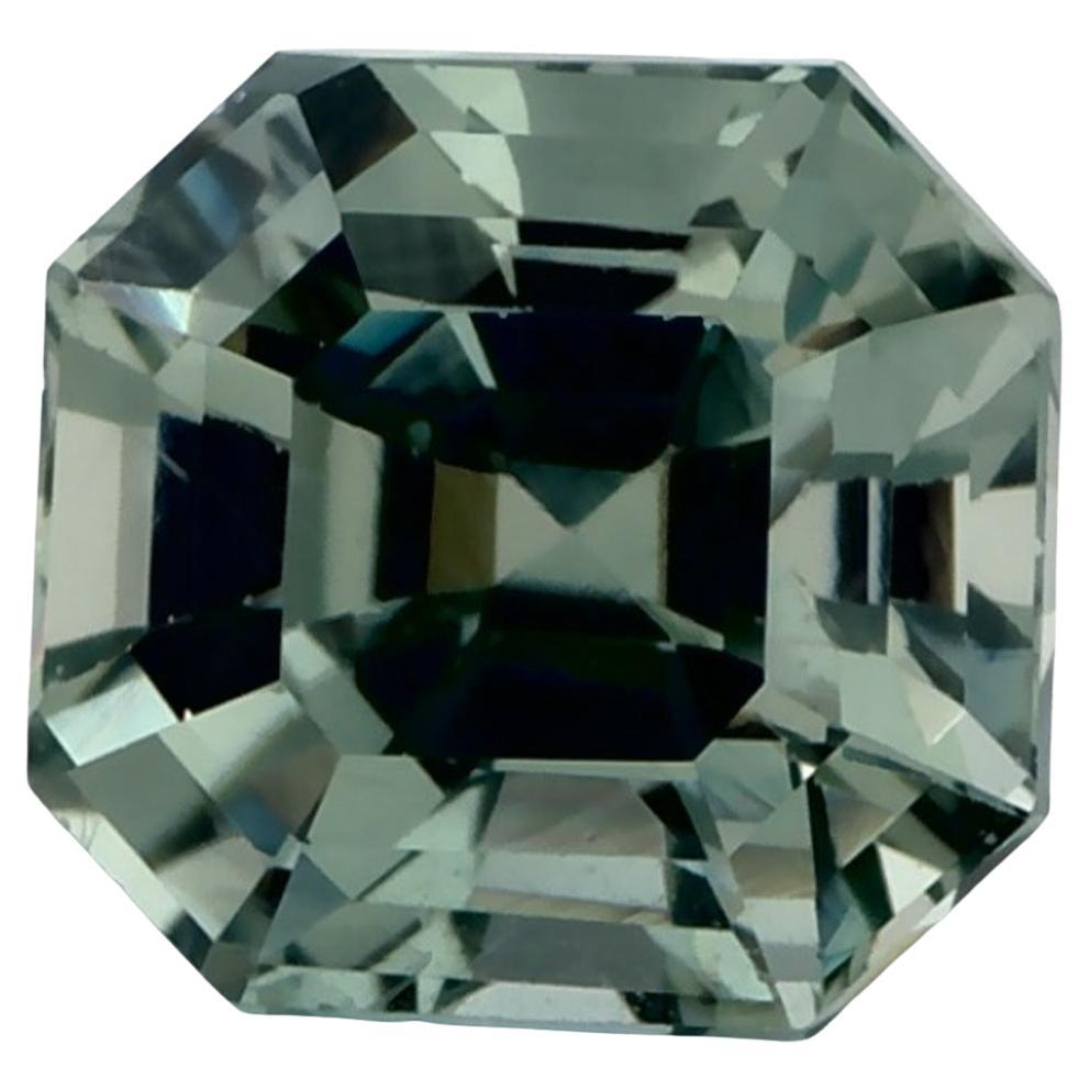 1.90 Ct Green Sapphire Octagon Cut Loose Gemstone