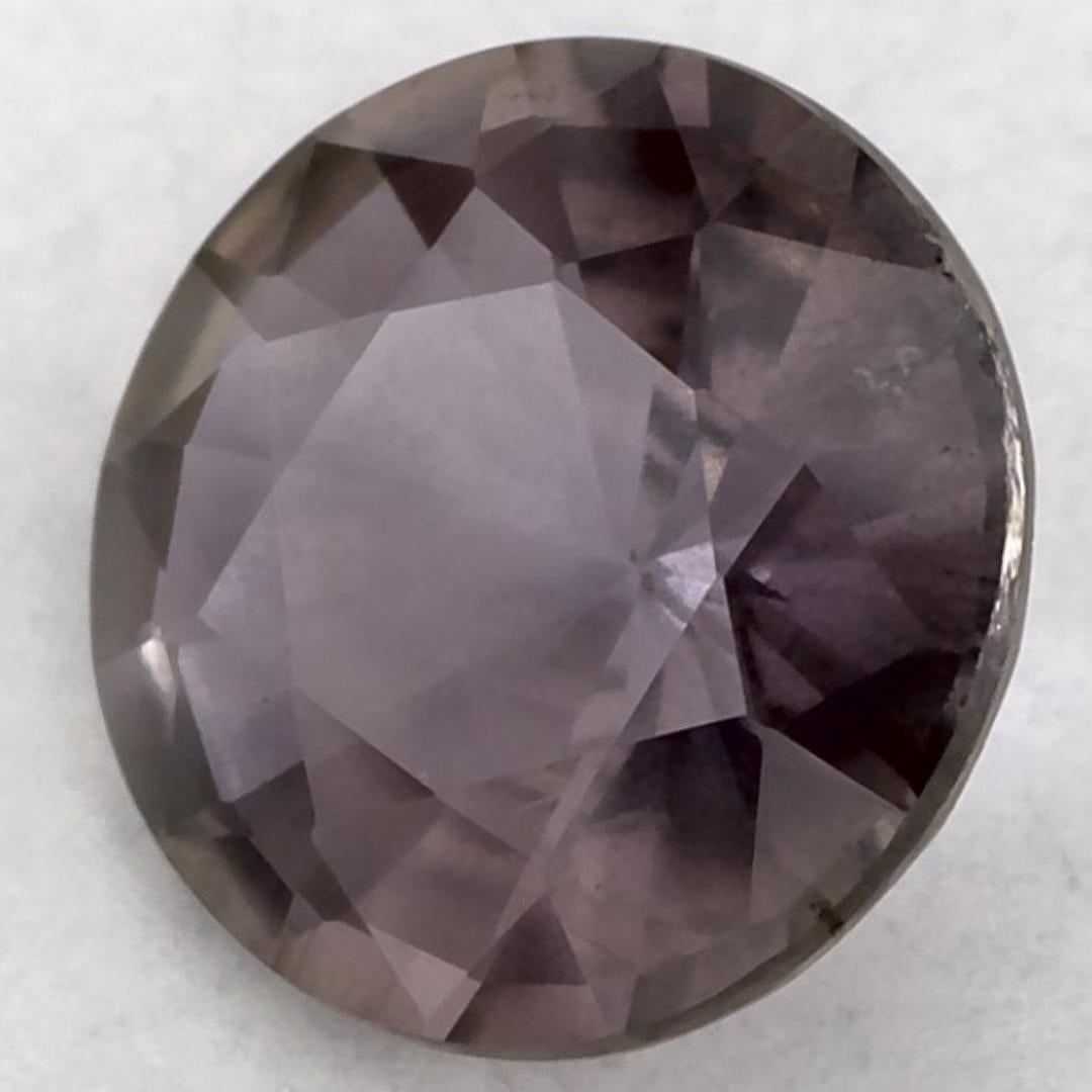 Taille ronde Pierre précieuse ronde saphir rose 1.90 carats en vente