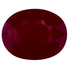 1.90 carati di rubino ovale sfuso