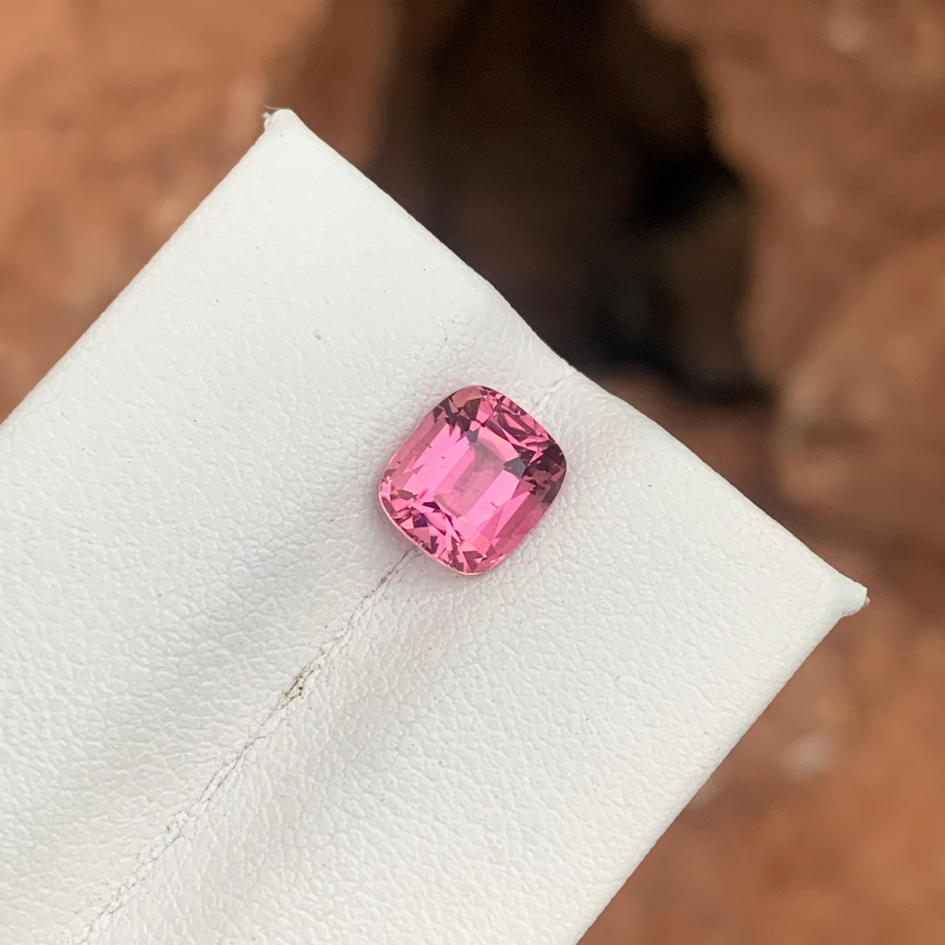 Arts and Crafts 1.90 Cts Natural Soft Baby Pink Tourmaline Loose Gemstone From Afghanistan Mine For Sale