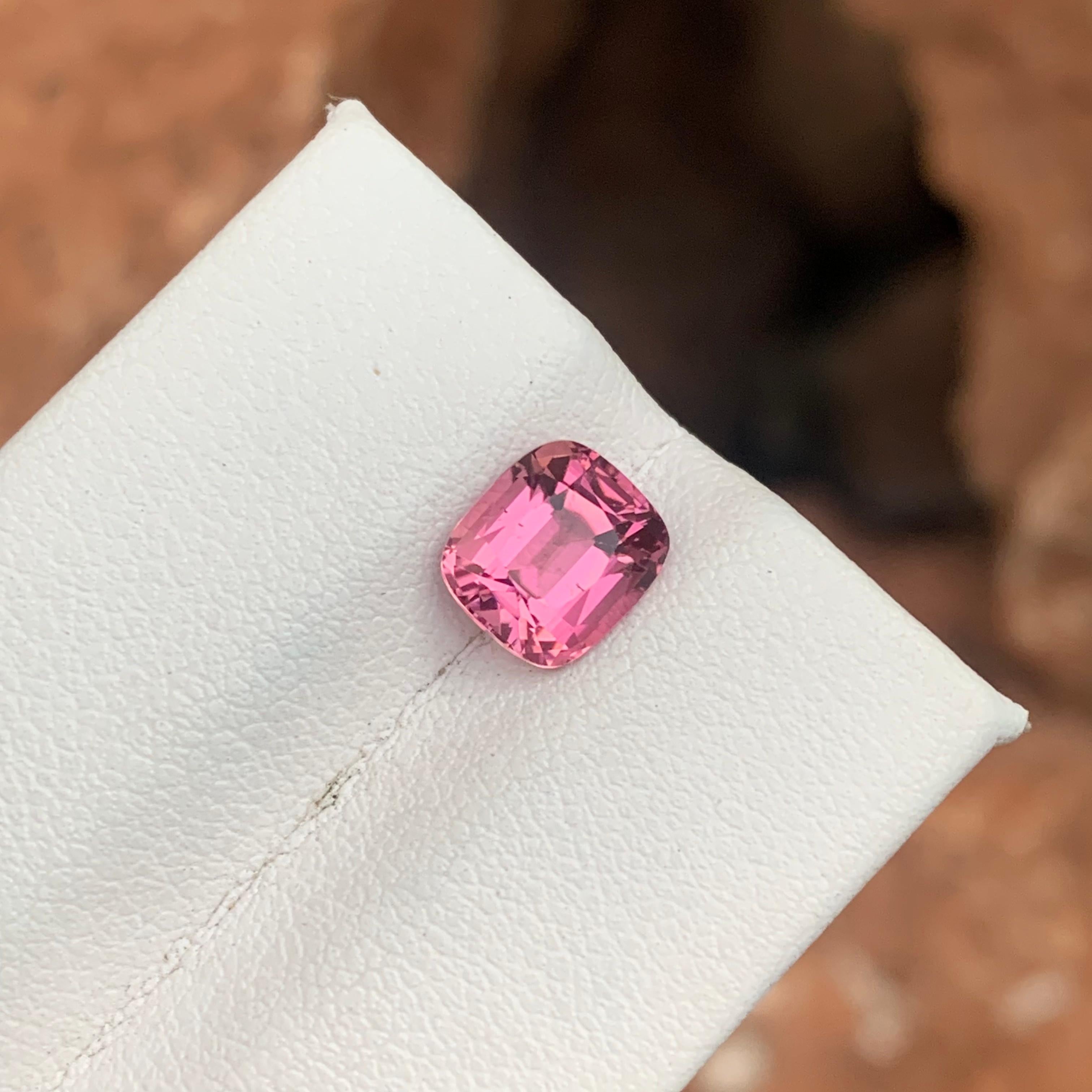 1.90 Cts Natural Soft Baby Pink Tourmaline Loose Gemstone From Afghanistan Mine For Sale 2