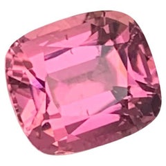 Pierre précieuse non sertie, tourmaline rose pâle naturelle de 1,90 carat, provenant d'une mine d'Afghanistan