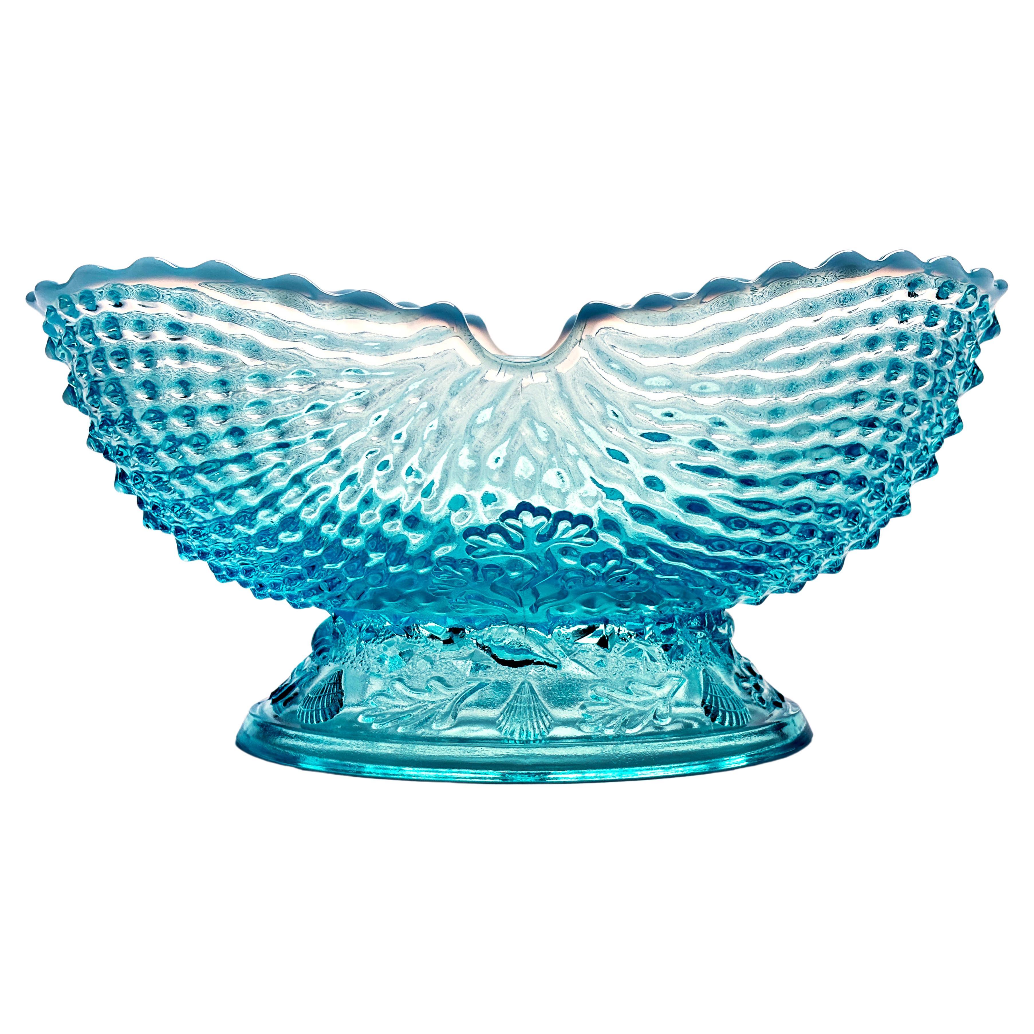 1900-1904 Cuenco de concha de argonauta Nautilus de turquesa
