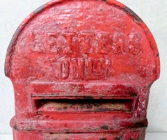 1900-1910 Cast Iron English Royal Mail Letter Box