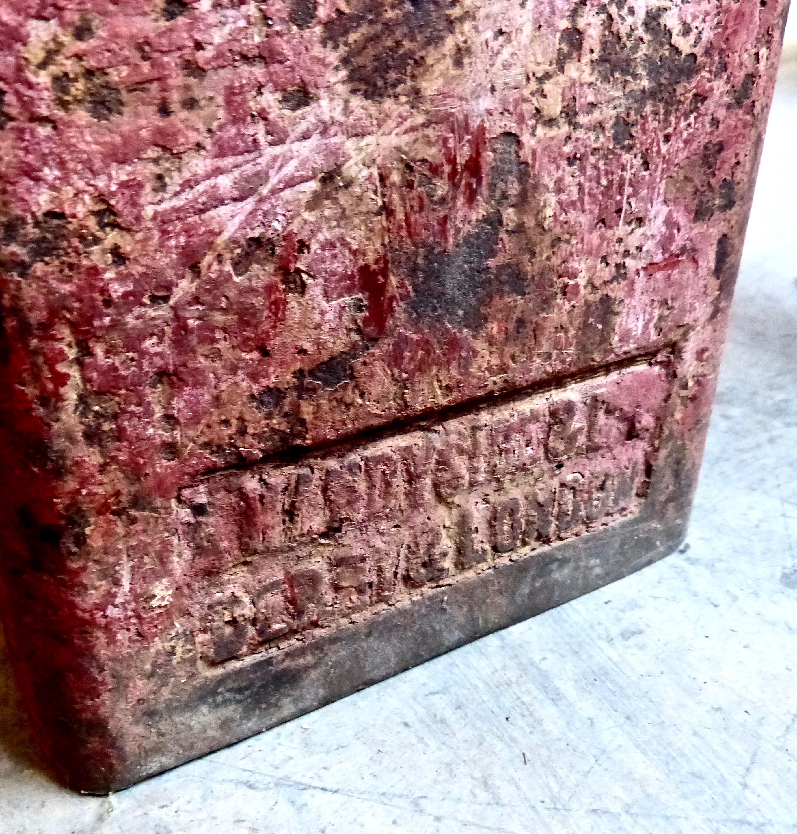 cast iron post box for sale