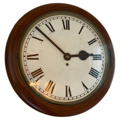 1900-1910’s Fuse Smith Astral Large Antique Wall Clock