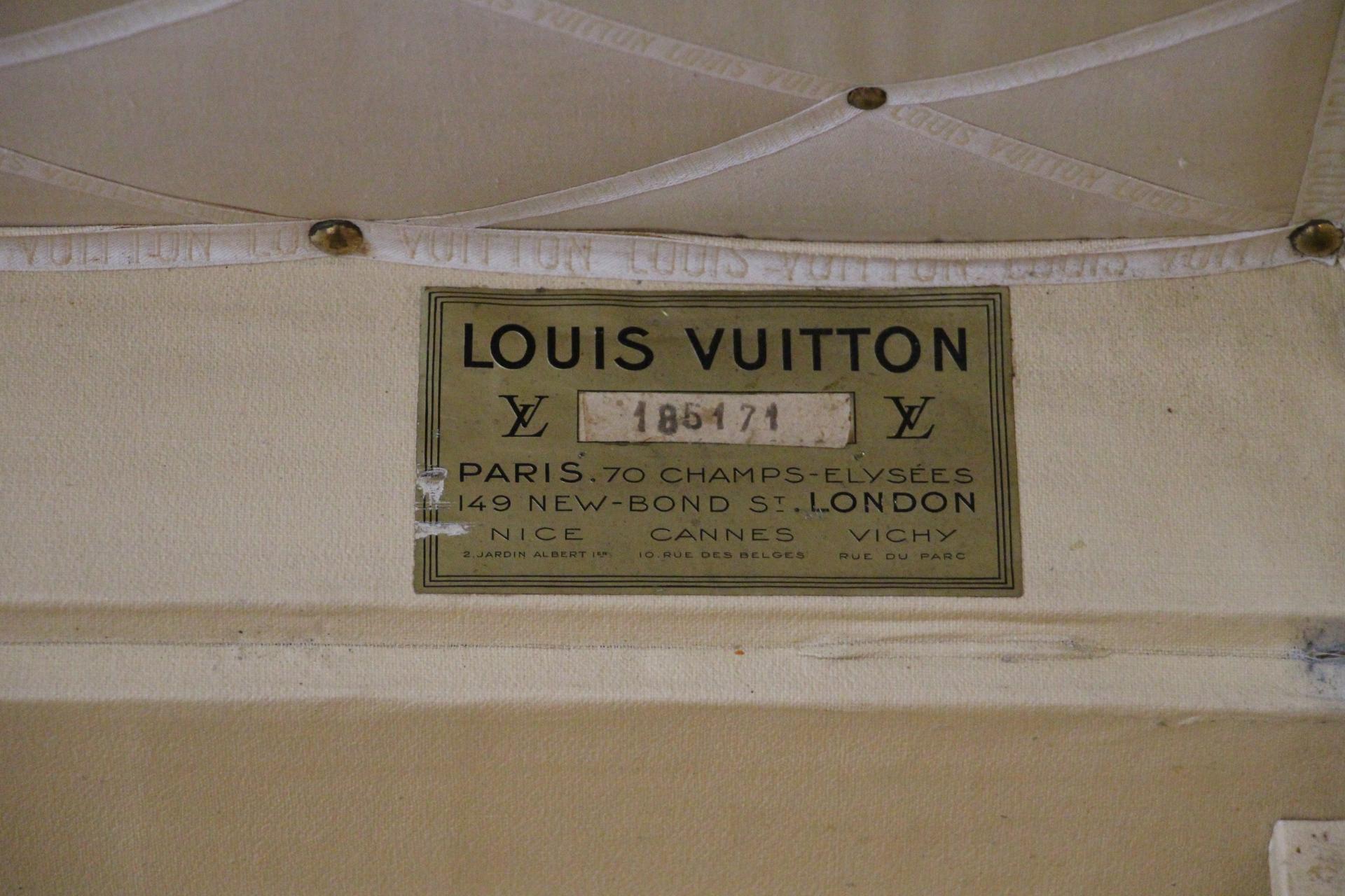 1900-1910's Orange Louis Vuitton Steamer Trunk, Louis Vuitton Trunk 6