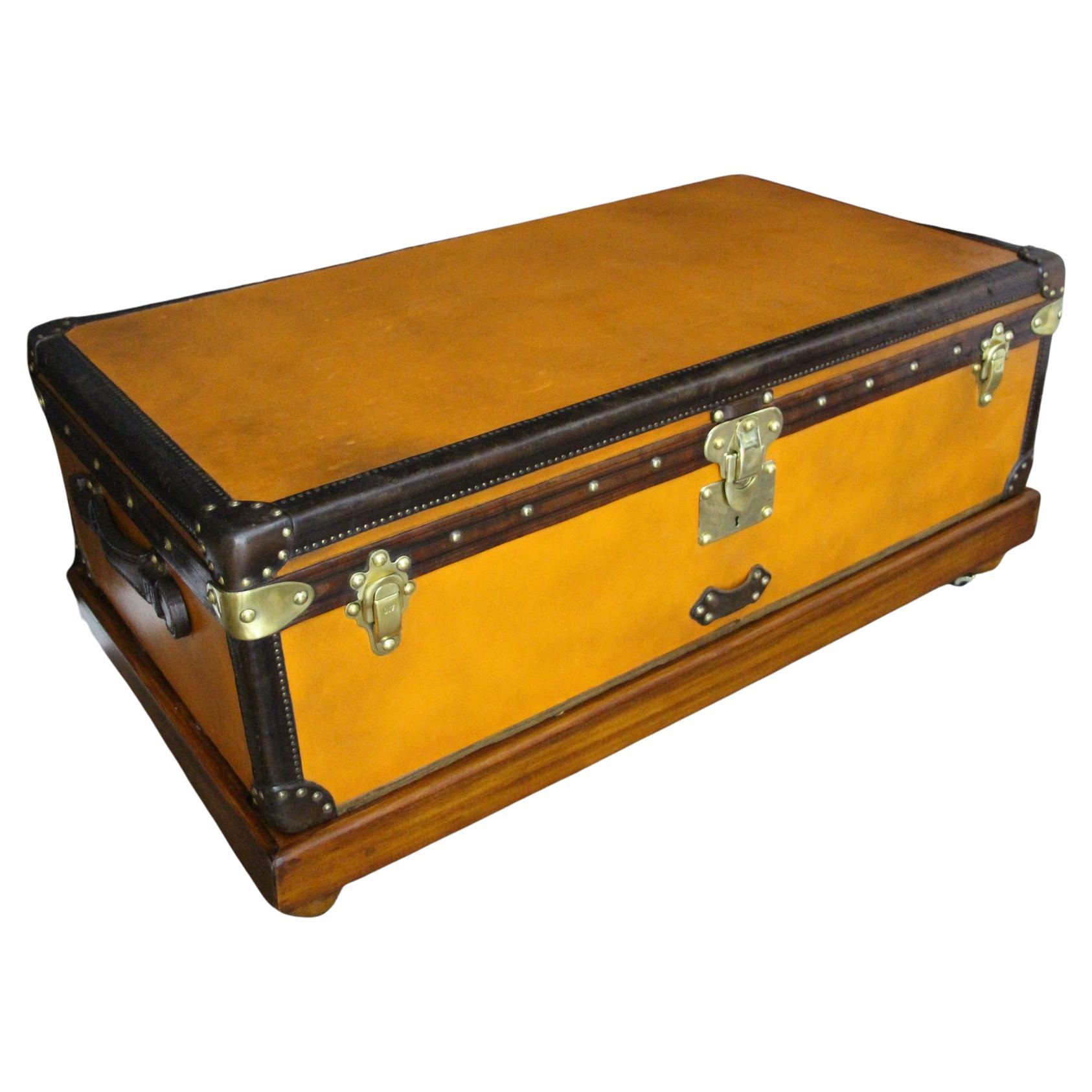 Vintage Aluminum Storage Trunk For Sale at 1stDibs