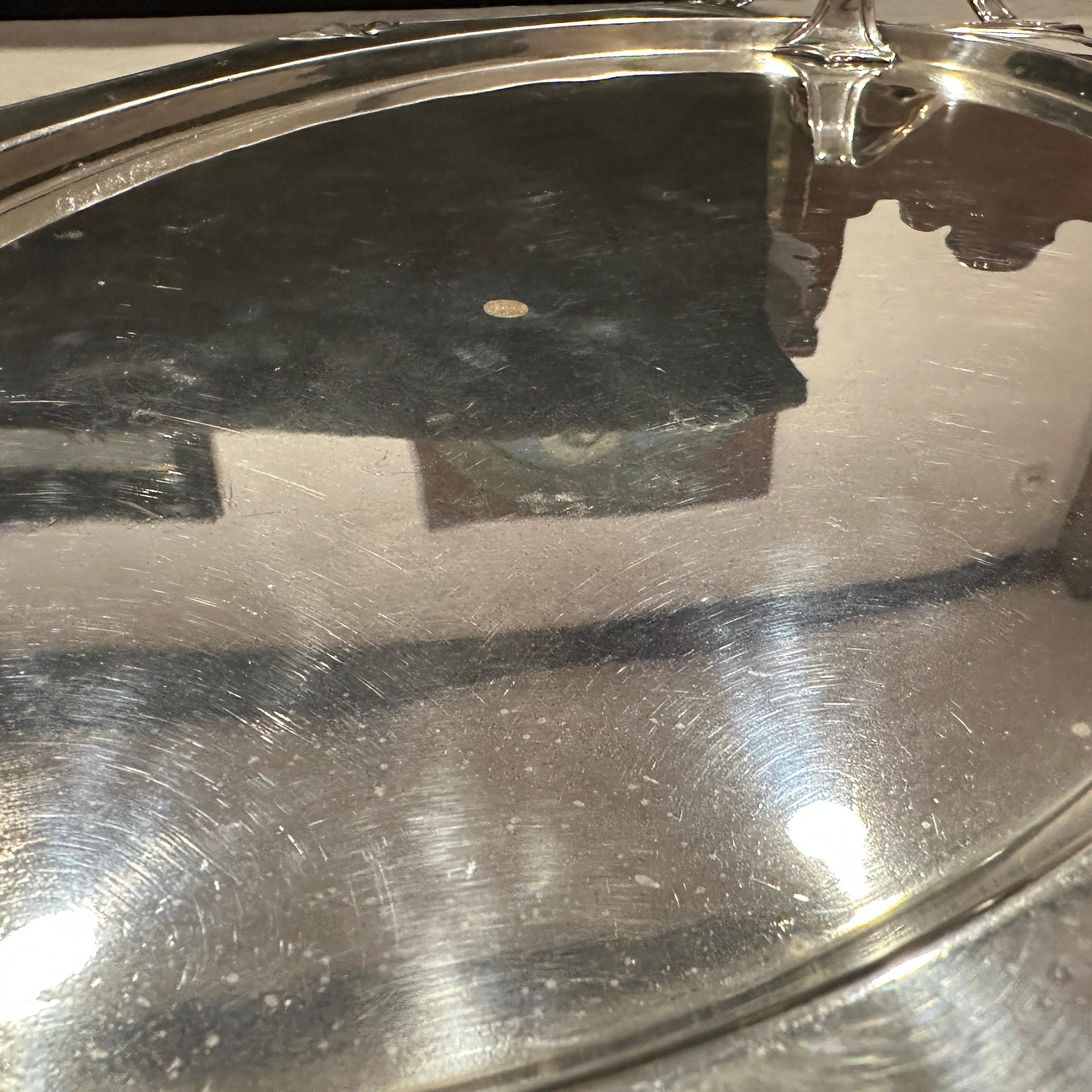 1900 Amazing Judgenstil Silver Plated Tray by Albert Kohler for W.M.F. For Sale 12