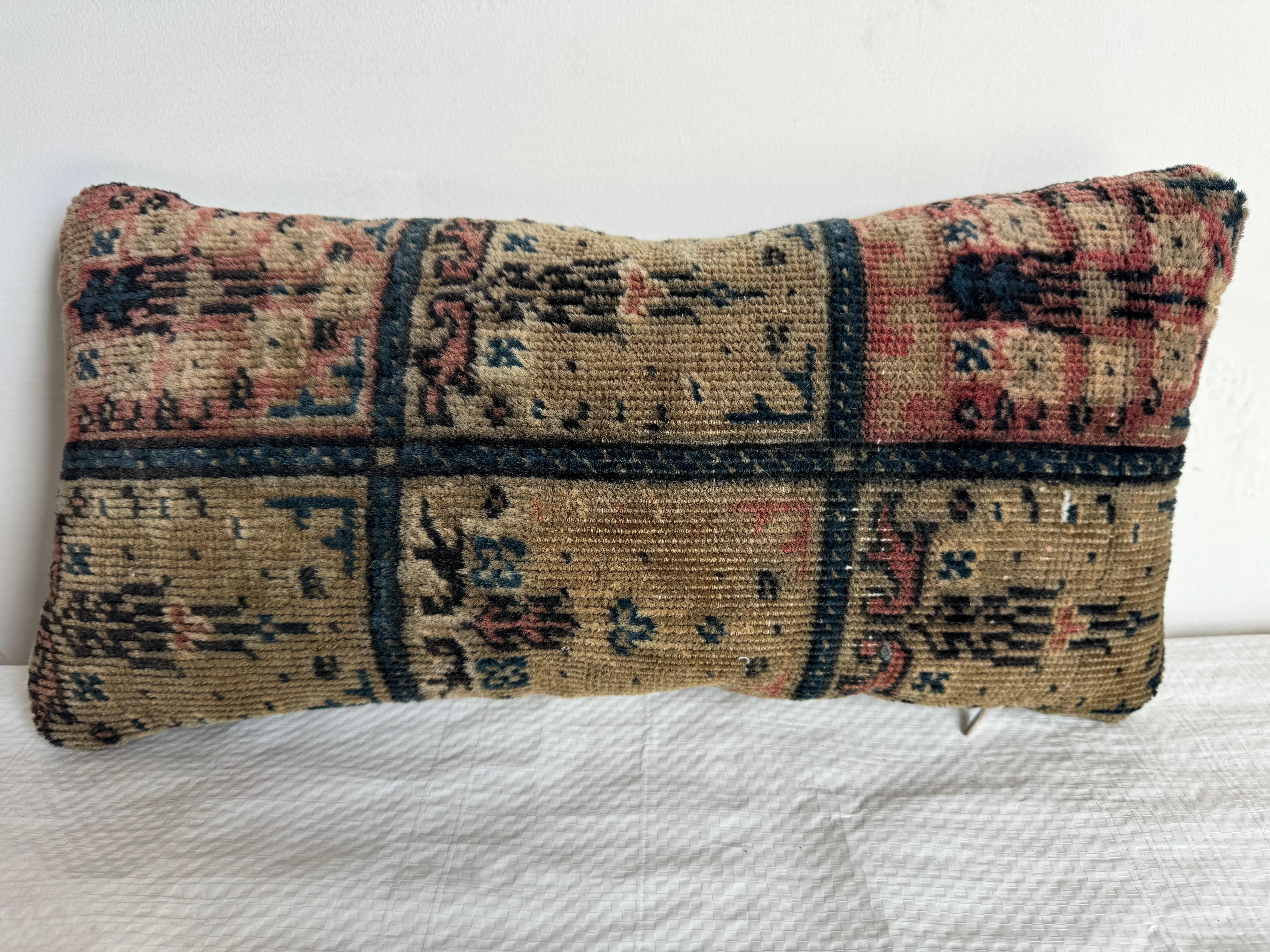 Mid-Century Modern 1900 Amritzar Pillow 16x8 For Sale