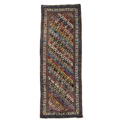 1900 Antique Caucasian Runner Rug