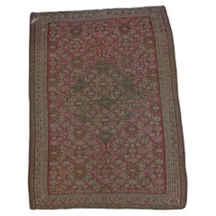 Tapis Kilim ancien à tissage plat 1900 6'4'' X 4'6''