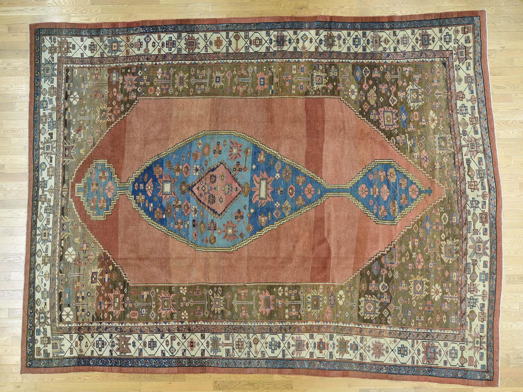 This is a genuine hand knotted oriental rug. It is not hand tufted or machine made rug. Our entire inventory is made of either hand-knotted or hand-woven rugs.

Decorate your home with this high quality handmade carpet. This handcrafted original