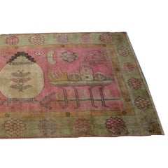 1900 Antique Khotan Samarkand Rug- 8'10'' X 5'3''