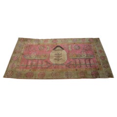 Tapis Khotan Samarkand ancien de 1900 - 8'10'' X 5'3''