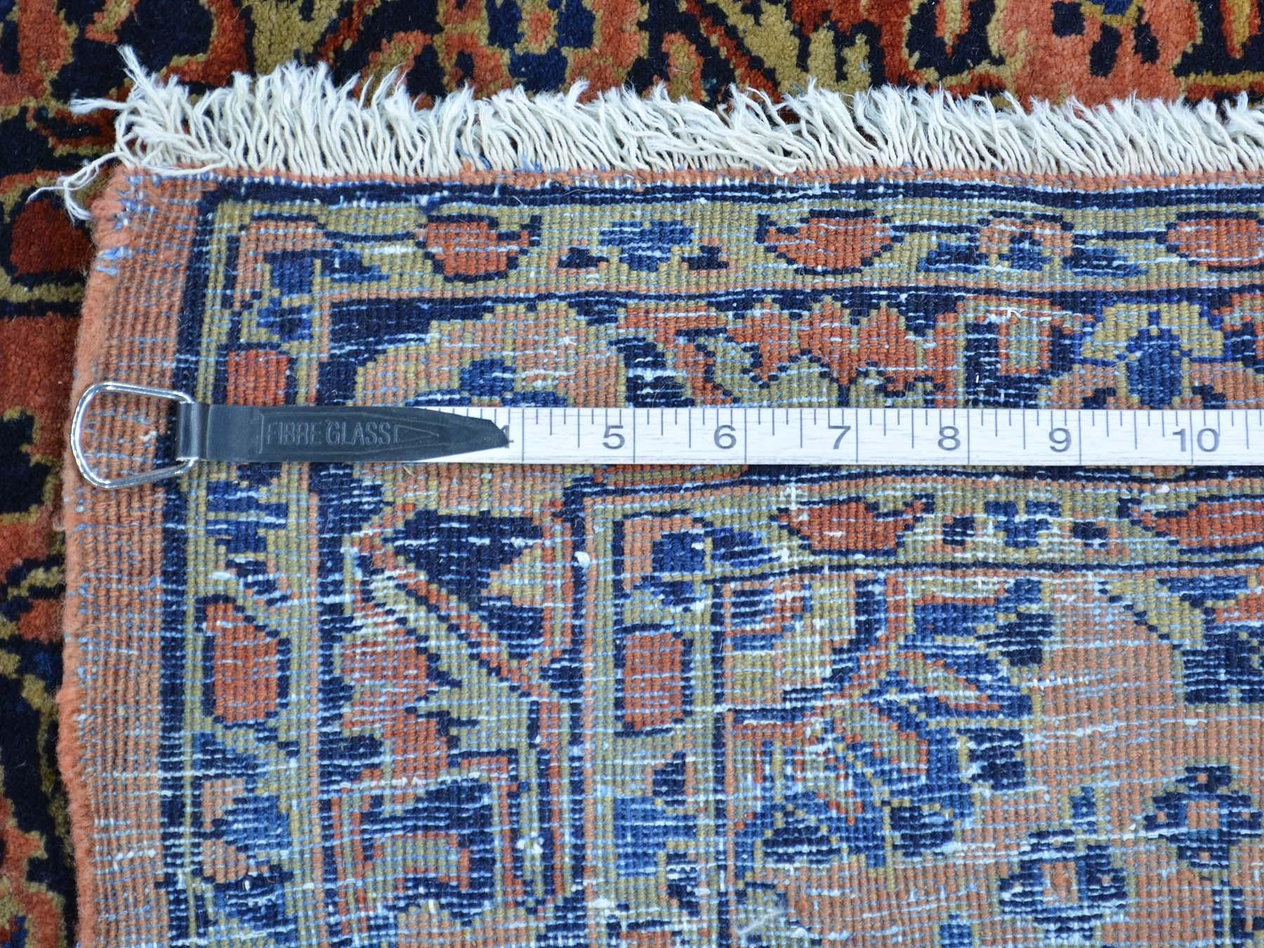 Early 20th Century 1900 Antique Persian Sarouk Runner Rug