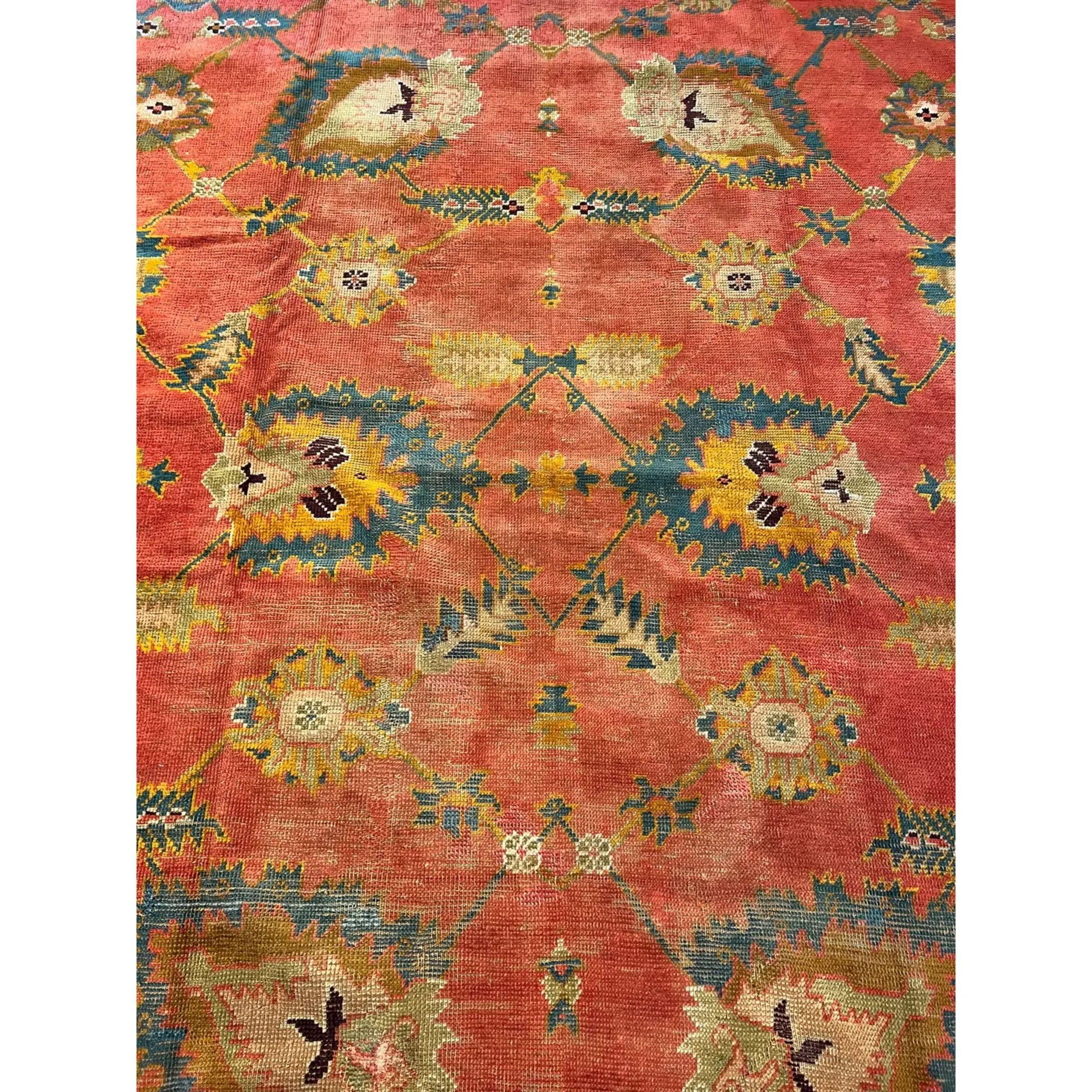 The Oushak rugs have become the rugs of choice for many of the top interior decorators in the world today. Just open any copy of architectural digest and you will see these magnificent carpets adorn the floors of many bedrooms, family rooms and