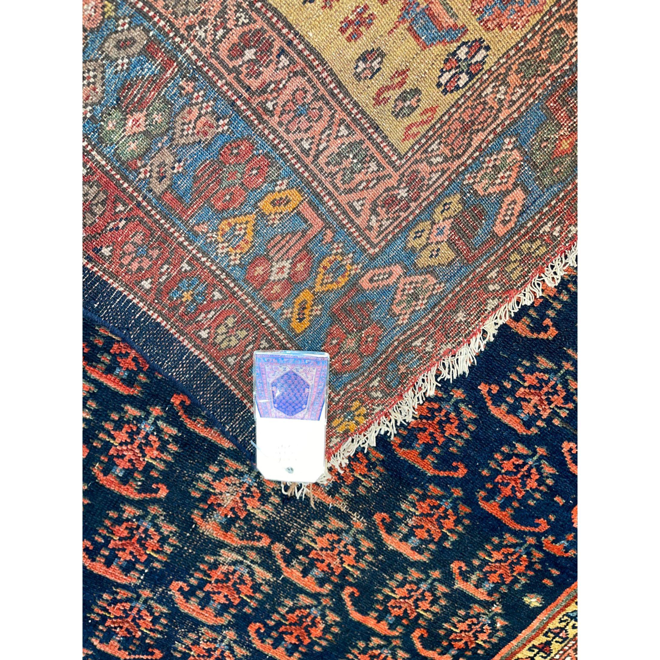 Other 1900 Antique Zanjan Rug 5'6'' X 4'1'' For Sale