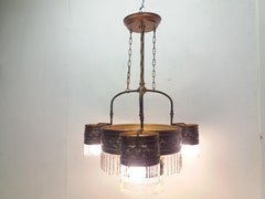 1900 Art Nouveau Chandelier, Czechoslovakia