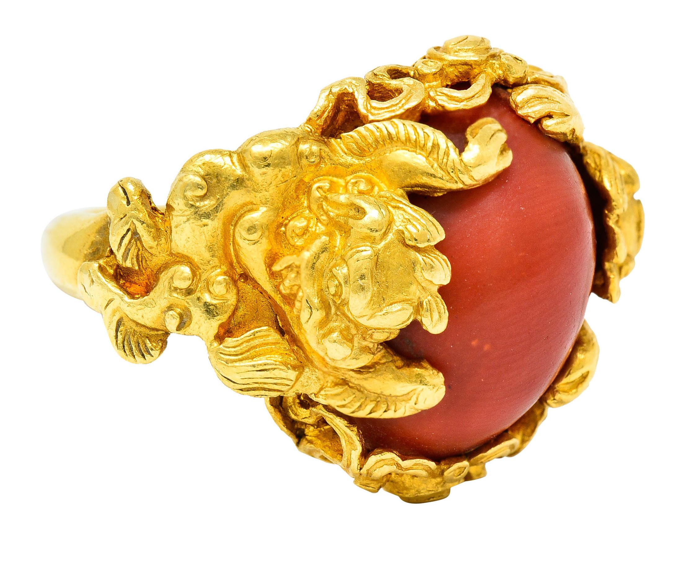 chinese lion ring