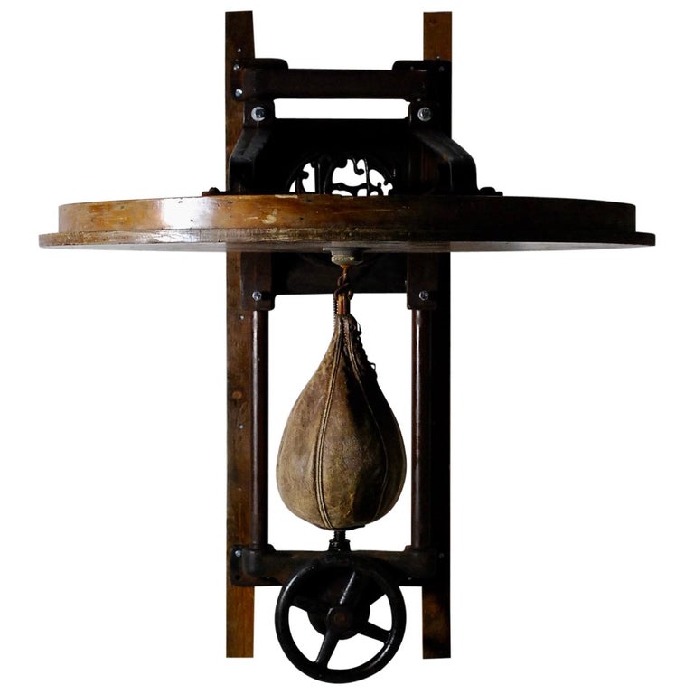 1900 Articulating Speed Bag Platform Wall Mount by Narragansett at 1stDibs