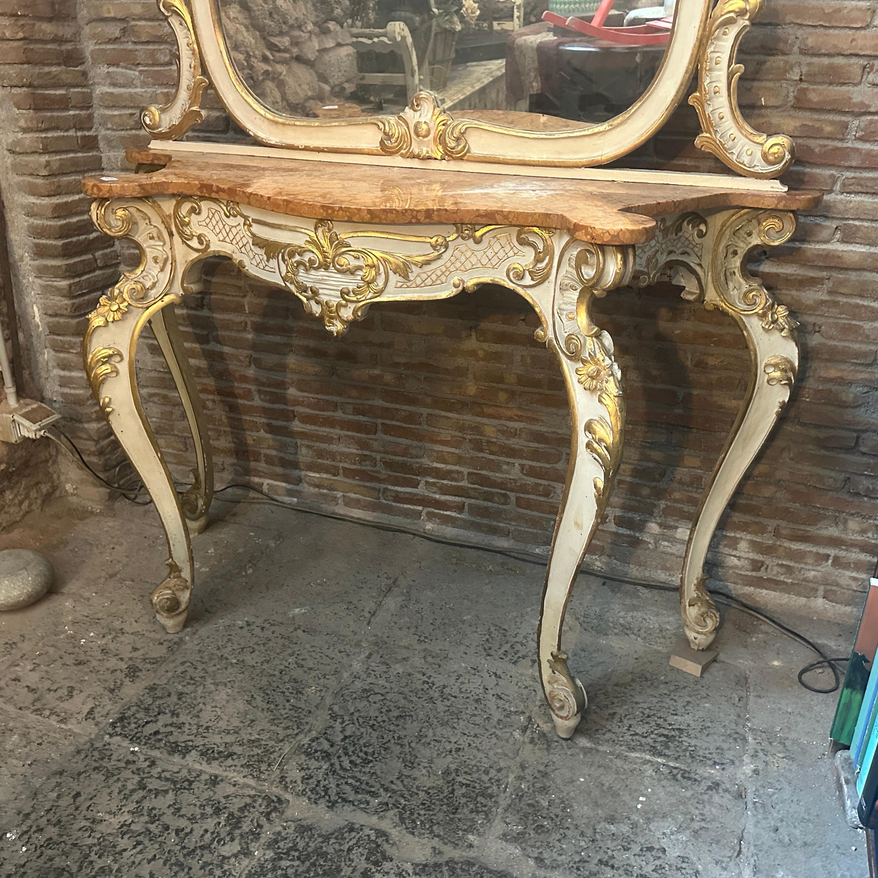 console stile barocco