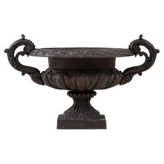 1900 Black Cast Iron Planter