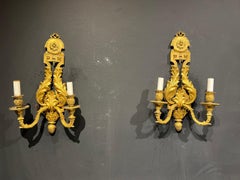 1900's Caldwell Acanthus Leaves Sconces