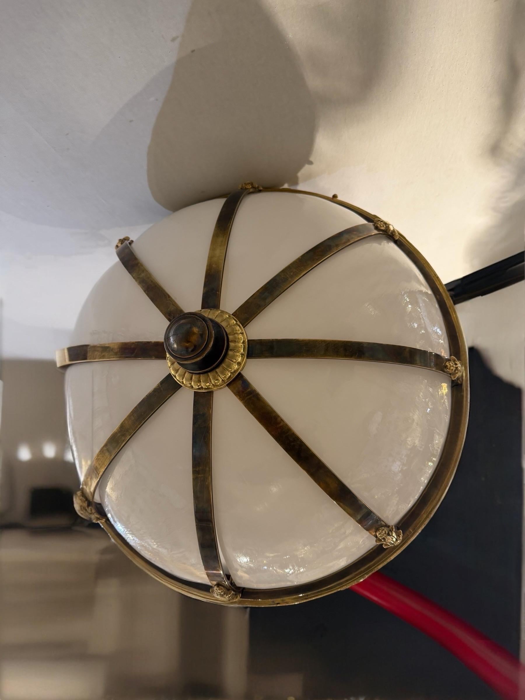 Lámpara de bronce Caldwell 1900 en Bueno estado para la venta en New York, NY