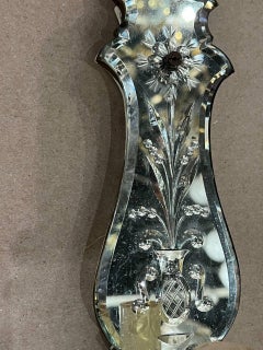 1900 Caldwell Etched Mirror Single Light Sconces