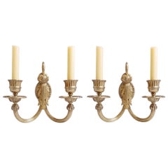 1900 Caldwell Silver Plated Sconces 2 Lights