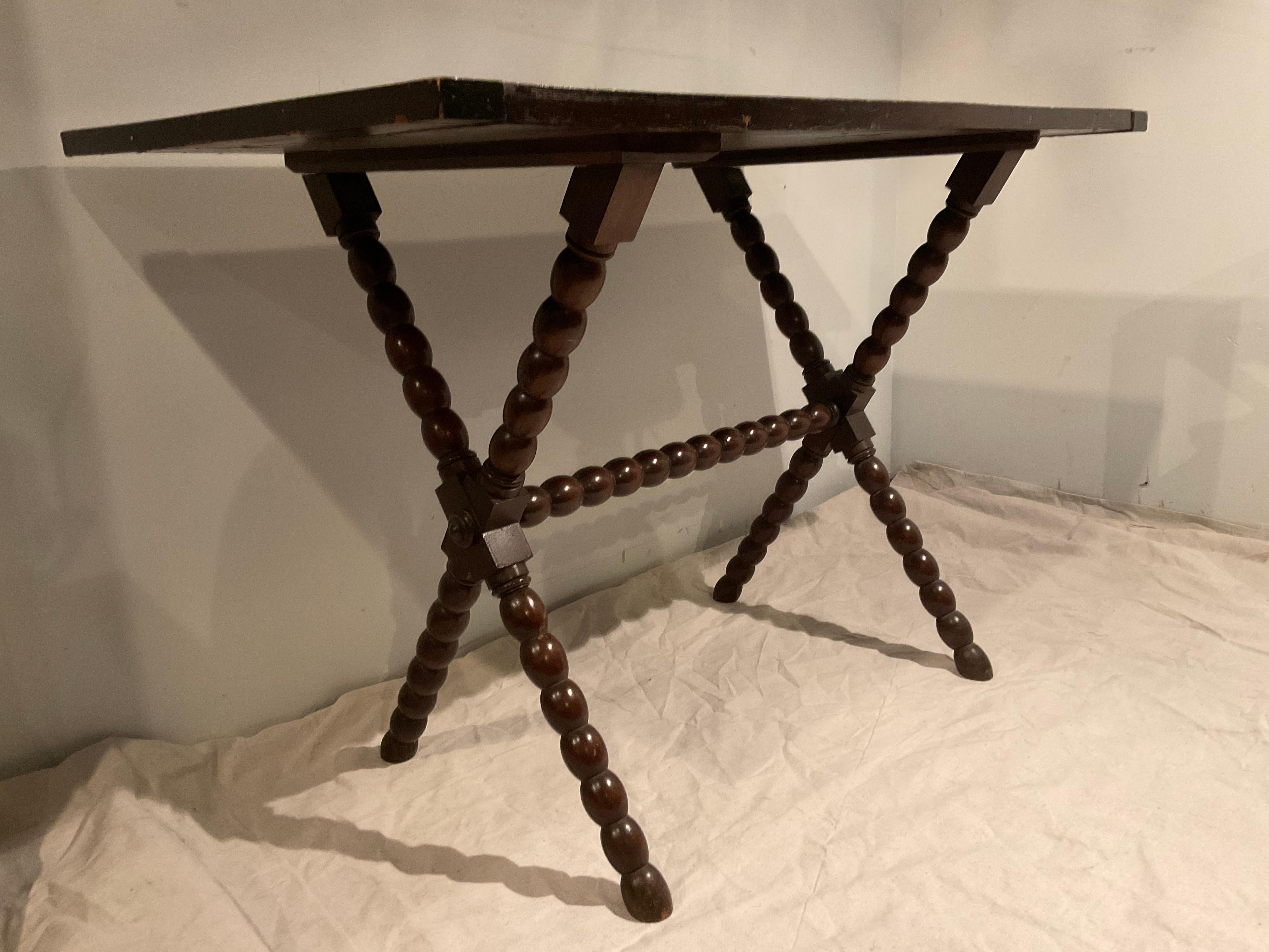 1900 English Bobbin Table For Sale 6