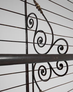 1900 French Metal Bakery Rack