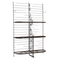 Used 1900 French Metal Bakery Rack