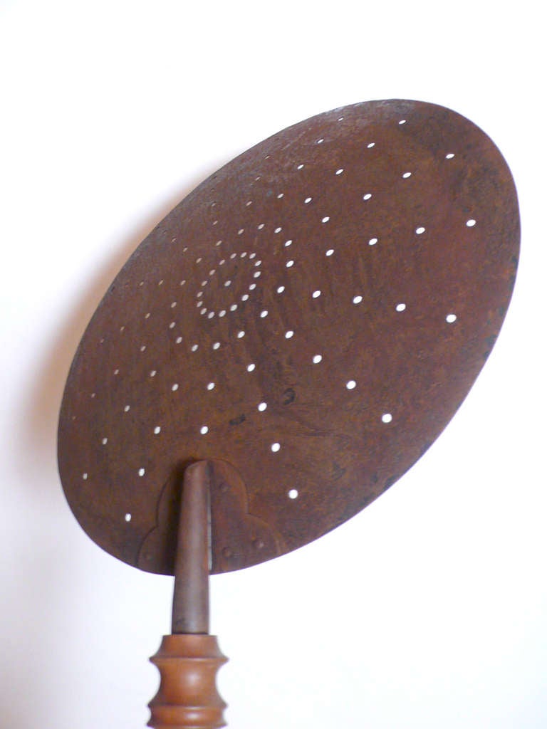 Iron 1900 French Sign Depicting a Skimmer Ladle Used for Advertising