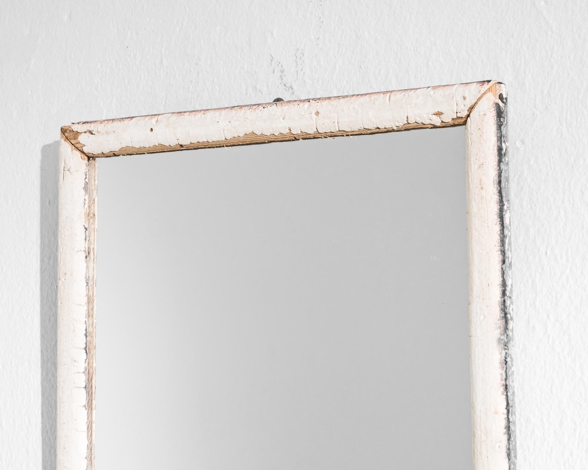 20th Century 1900 French Wood Patinated Mirror For Sale