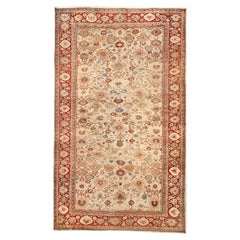 1900 Ivoire Field Sultanabad Palace Rugs