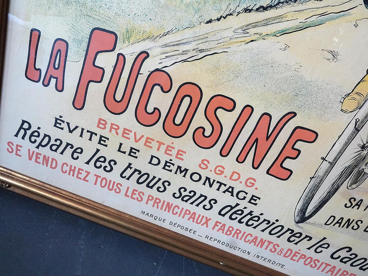 French 1900 La Fucosine Bicycle Advertising Poster