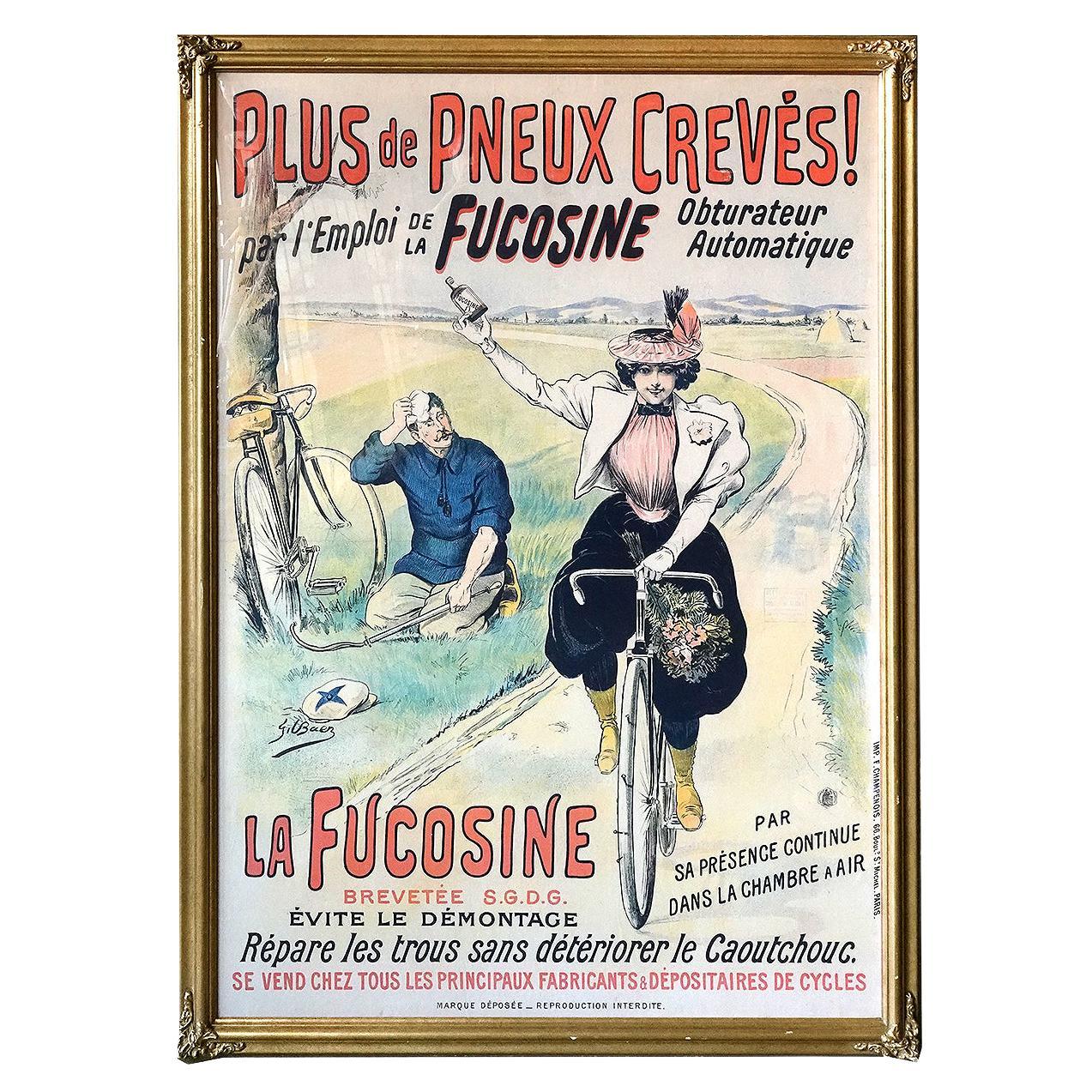 1900 La Fucosine Bicycle Advertising Poster